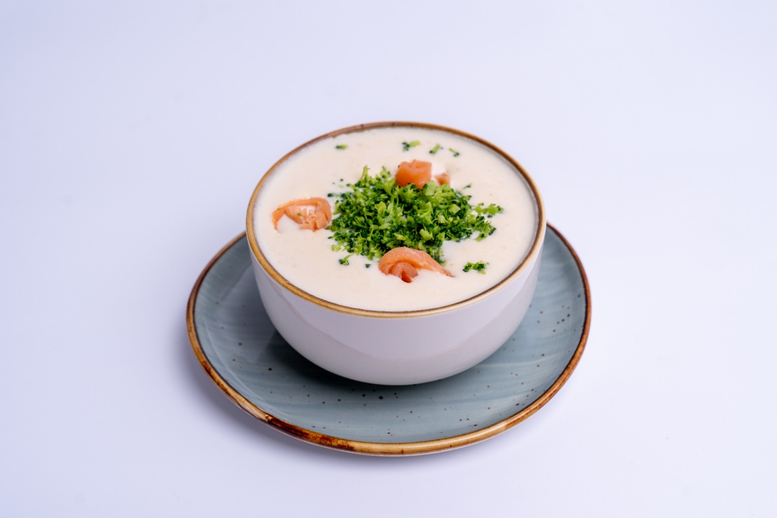 Broccoli Salmon Soup
