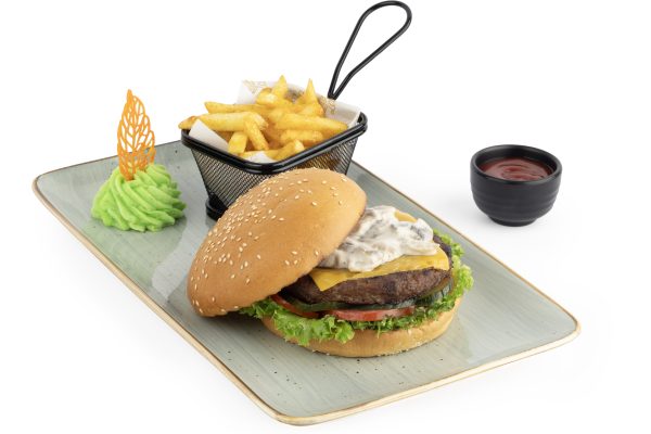 Mushroom Beef Burger